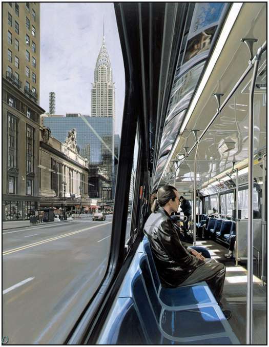 Hyper-Realistic-Paintings-by-Richard-Estes-2 Hyper-Realistic-Paintings-by-Richard-Estes-2