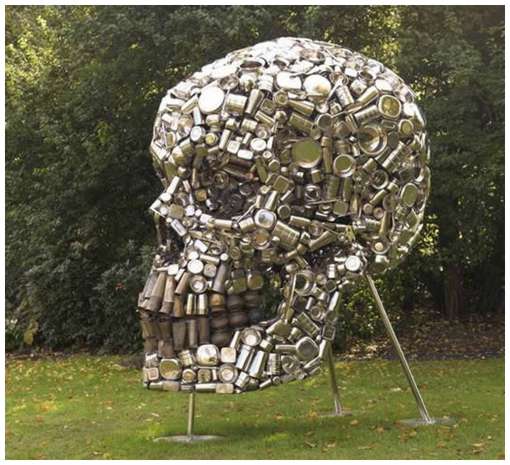 Skull-Sculpture-by-Subodh-Gupta-2