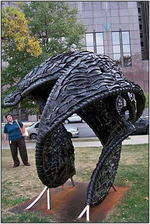 Tires-Sculptures-by-Chakaia-Booker-10 Tires-Sculptures-by-Chakaia-Booker-10