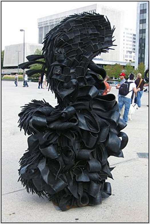 Tires-Sculptures-by-Chakaia-Booker-4 Tires-Sculptures-by-Chakaia-Booker-4