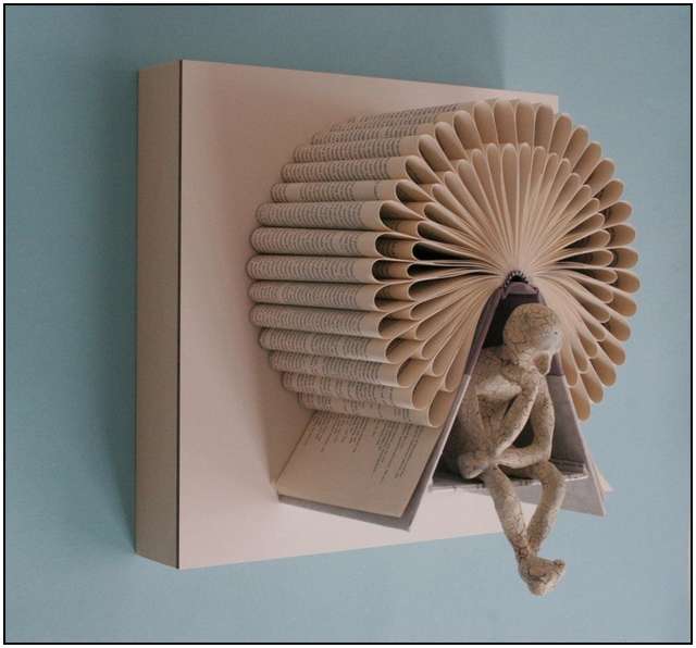 The Thinking Mans Book Sculptures by Kenjio